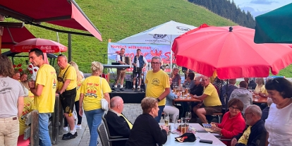Tiroler Stadlfest in Brixen in den Kitzbüheler Alpen. Musikreise