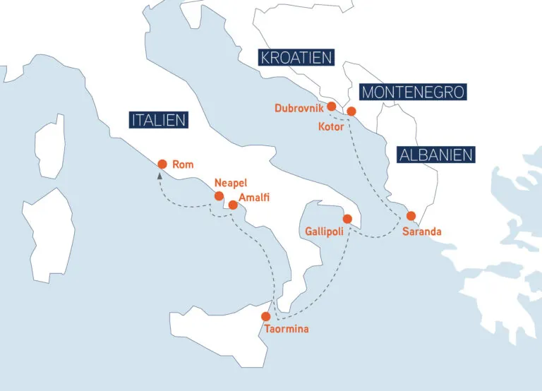 Route Spartacus Gay Cruise Route 2025
